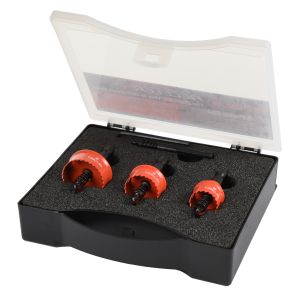 Sheet Steel Holesaws - 3 piece set - 20/25/32mm