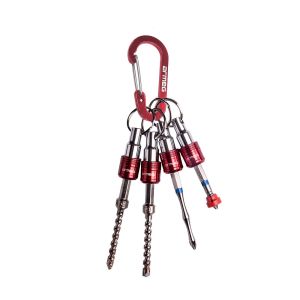 4-Pack &#039;Impact-Masonry&#039; &amp; Screwdriver Bit Set cw belt clip