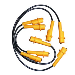 Jumper link leads for R1 &amp; R2 testing distribution board