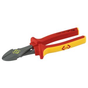 VDE high leverage side cutters 180mm