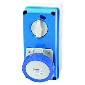 Vertical Switched Interlocked Sockets - 32A 2P+E 230V