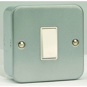 10AX Plate Switches - 1 gang 2 way