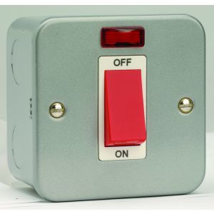 45 Amp DP Switch - 1 gang switch &amp; neon