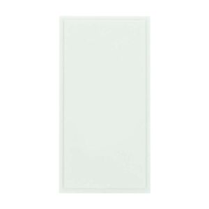Euro module blank plate white