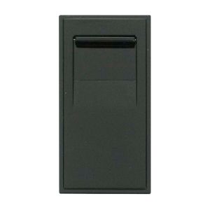 Euro module secondary tel socket black