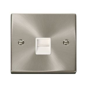 Telephone Outlets - Single master socket - white inserts