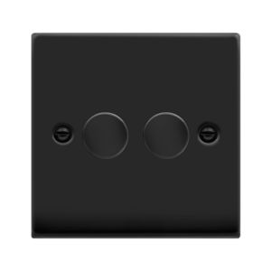 2 Gang 2 Way 100W Dimmer Switch
