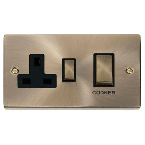 45A Ingot Cooker Control Unit - Black - Antique Brass
