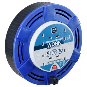 Cassette extension reel 4 gang 10 metres 