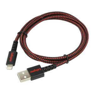 1m MFI Rugged USB-A to Lightning w/Kevlar Fiber