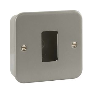 Metal Clad Surface Cover Plates - 1 gang
