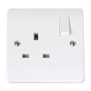 13 Amp Socket Outlets - 1 gang DP switched 