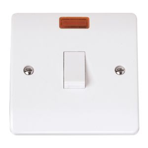 20AX DP Plate Switches with flex outlet &amp; neon