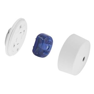 6A 4 Pin Quick-Connect Ceiling Rose, Plug &amp; Cover