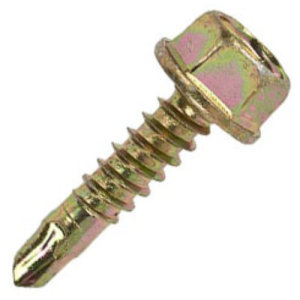 Hex Head Self-Drilling Screws 4.8x20- Pack of 100