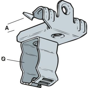 Universal Conduit Beam Clips - 8-12.5mm (Qty 10) - Silver