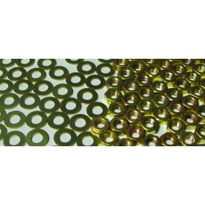 M10 brass nuts (Qty 100)
