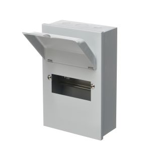 IP54 Metal Garage Unit - 5 module empty enclosure