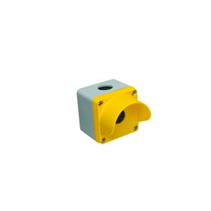 Metal Control Station Enclosures - 1 hole c/w shroud