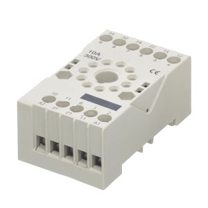 Octal 11 Pin Relays - Relay Base (Black socket terminal type)