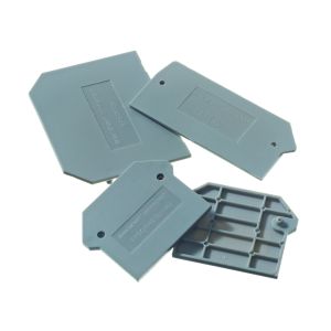 End plate 2.5-4mm<sup>2</sup> grey
