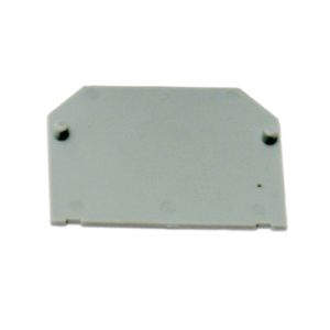End plate knife disconnect 4mm<sup>2</sup> grey