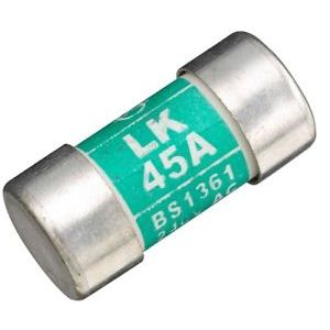 Consumer Unit Fuses - 45A 240V AC - Green