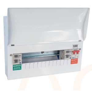 Consumer unit 10-way high integrity dual 80A RCD RKO