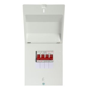 Changeover switch 125A SP&amp;N in metal enclosure