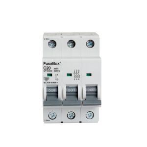 MCB 20A TP 10kA C curve