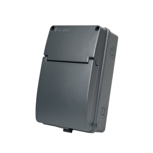 Enclosure aluminium 6-module IP65 grey