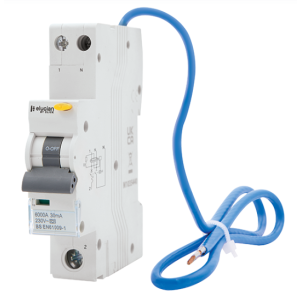 1 Pole + Switched Neutral Bi-Directional True 6kA B Curve 10A 30mA RCBO