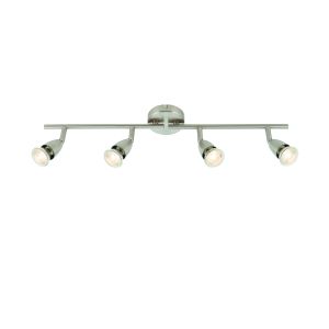 Spotlight bar 4xGU10 satin nickel