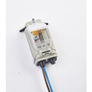 32A DP single fuse street lighting isolator