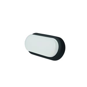 Bulkheads - 12W IP54 oval bulkhead, 3000K