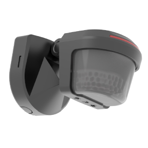 PIR &amp; Photocell 3kW Scanning Black