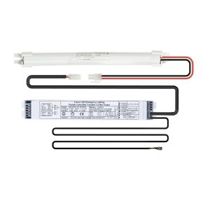 LED emergency conversion kit c/w LED &amp; battery 55-300V