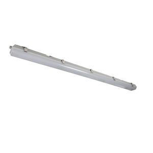 28W LED corrosion proof, IP65, 5ft single, Grey, 4000K