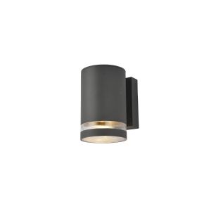 Wall down light 1xGU10 IP44 anthracite