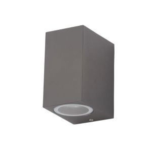 Up/down light 2xGU10 square IP44 anthracite