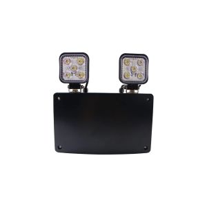 Twin spot emergency light maint/non-maint high output LiFeP04