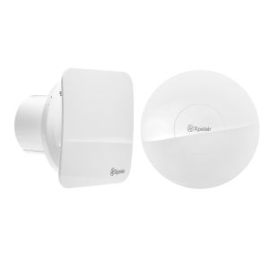 2 speed 100mm axial silent fan humidistat timer square/round baffle
