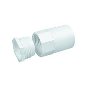 PVC Conduit Female Adaptor - 20mm - White