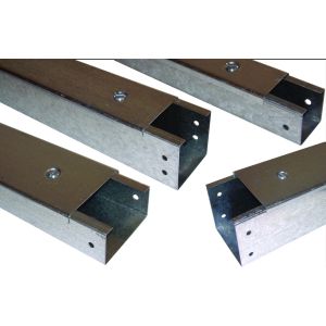 Galvanised Trunking - 50 x 50mm, 3mtr length