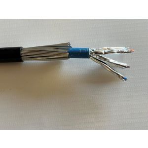 Cat6A cable U/FTP SWA PE per M