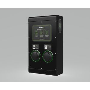 Smart EV charger 22kw 2 x T2 socket blk